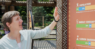 Dr. Clayton has found particular messaging within a zoo's informational signs can help connect people with nature.