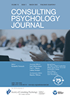 Cover of Consulting Psychology Journal: Practice and Research (small)