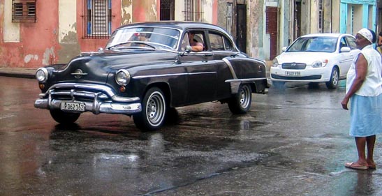 Cars in Old Havana.