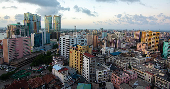 Downtown Dar es Salaam.