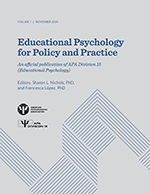 Educational Psychology for Policy and Practice
