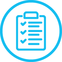 Icon illustration of clipboard