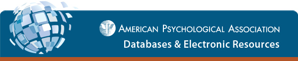 APA Databases and Electronic Resources