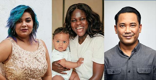 collage of images depicting equity, diversity, and inclusion concepts