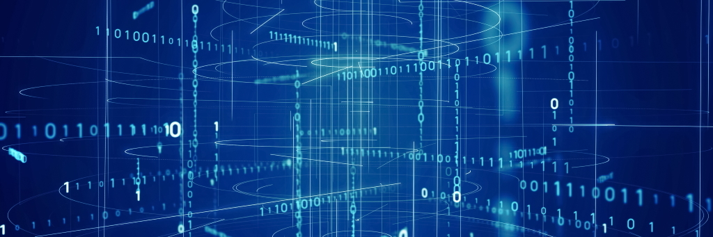 Abstract image of global communication network