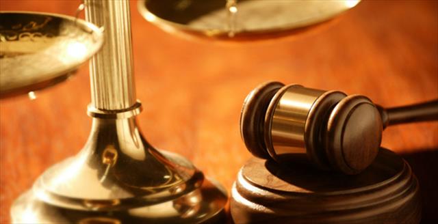 scales of justice and legal gavel