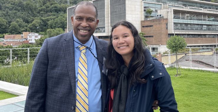 Frank Worrell and Daniella Sykes