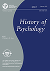 Cover of History of Psychology (small)