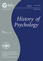 Cover of History of Psychology (medium)