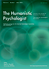 Cover of The Humanistic Psychologist (small)