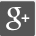 Google+ icon on dark gray background