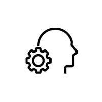 Icon of man's profile