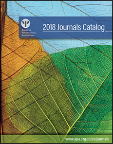 2018 APA Journals Catalog