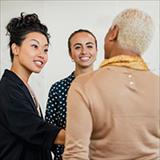 People of color in a business meeting