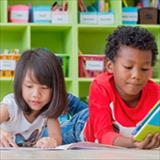 Group of children reading