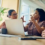 Three POC psychologists conversing with each other
