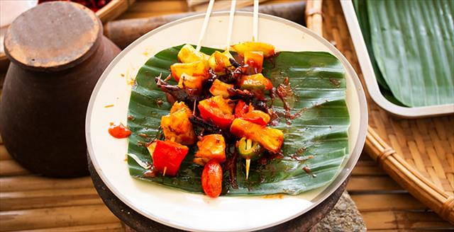 plate of insect-based foods
