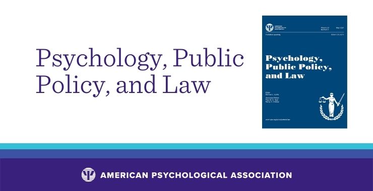 phd in psychology public policy and law