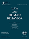 Cover of Law and Human Behavior (small)