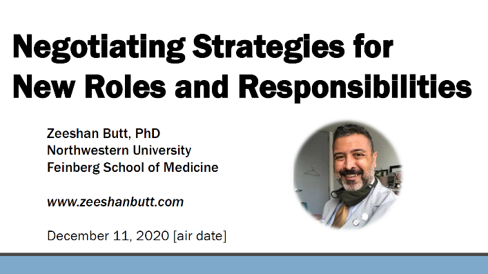 Negotiating strategies for new roles and responsibilities