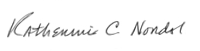 Katherine C. Nordal signature