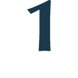 Icon representing the number one.