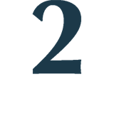 Icon representing the number two.