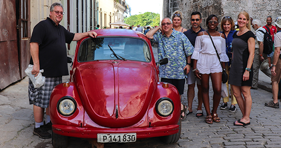 APA delegates touring Old Havana.