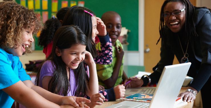 students in school