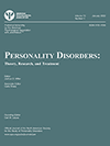 Cover of Personality Disorders: Theory, Research, and Treatment (small)