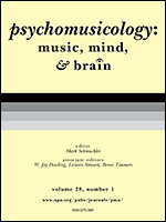 Cover of Psychomusicology: Music, Mind & Brain (medium)