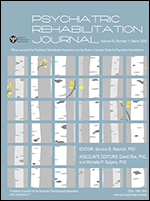 Cover of Psychiatric Rehabilitation Journal (medium)