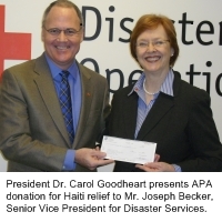 Carol Goodheart and the American Red Cross 