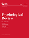 Cover of Psychological Review (small)