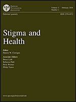 Cover of Stigma and Health (medium)