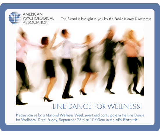 Line dance for wellness