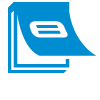 blue manual icon
