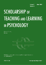 Cover of Scholarship of Teaching and Learning in Psychology (medium)