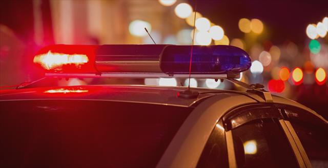 top of a police car
