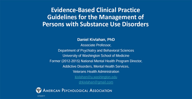 Evidence-based clinical practice guidelines for the management of ...