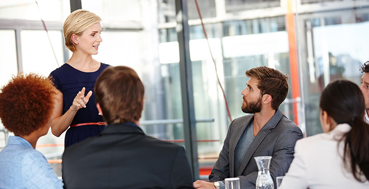 Group business meeting