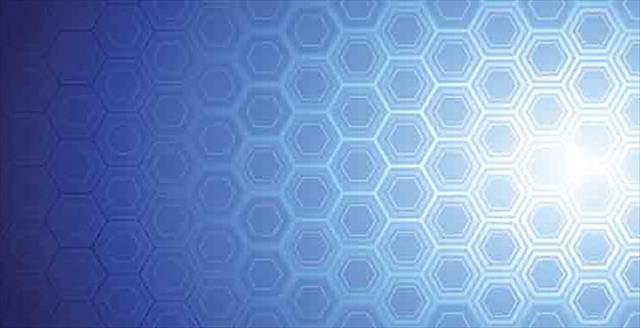 Blue diamond background with gradient fading from dark to light.