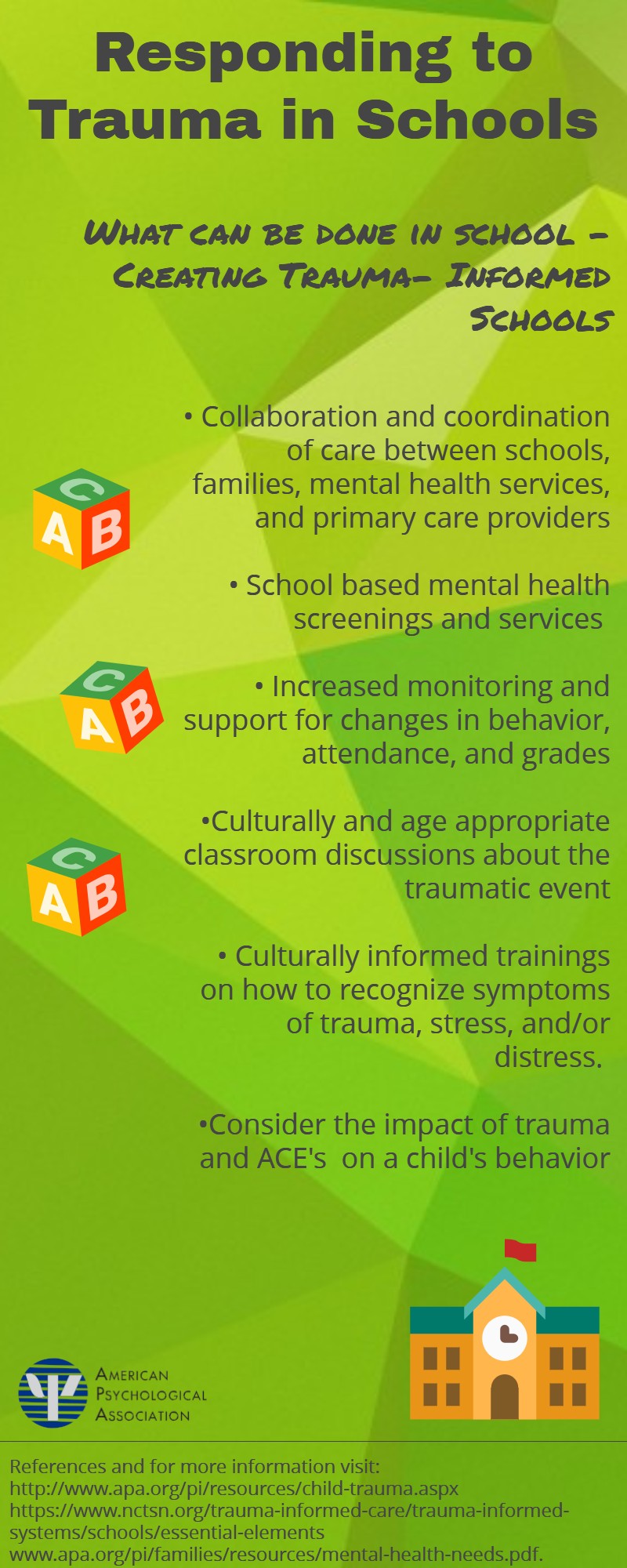 Responding to Trauma in Schools