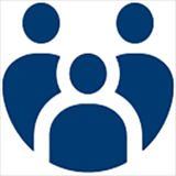 Icon symbolizing three individuals.