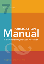 APA Manual Cover