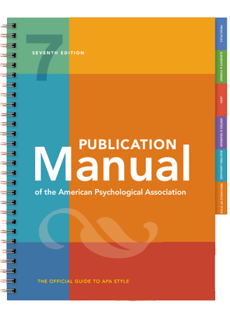 Publication Manual of the American Psychological Association ...