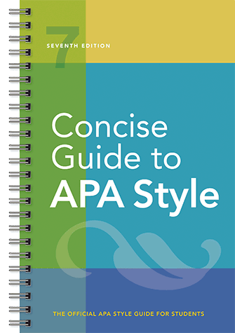 APA Style Guide - 7th Edition - Writing Center