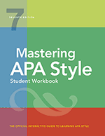 Mastering APA Style Student Workbook