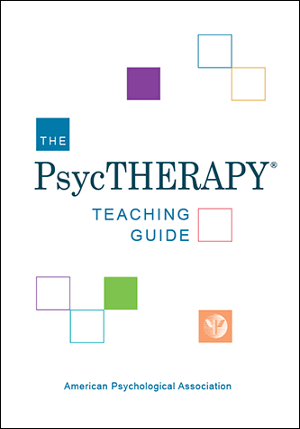 Cover of The PsycTHERAPY Teaching Guide (large)
