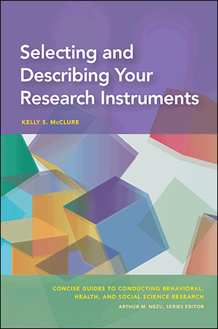 Cover of Selecting and Describing Your Research Instruments (large)